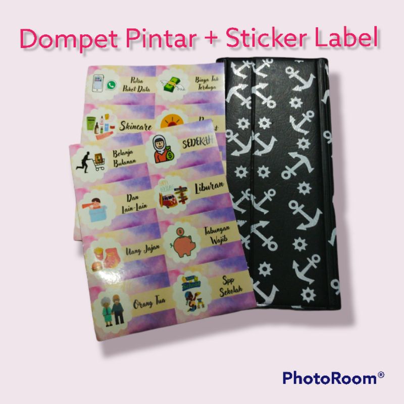 

STICKER LABEL DOMPET PINTAR + DOMPET KEUANGAN PINTAR