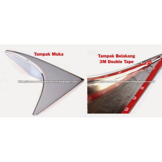 Termurah Tail Garnish Crome Mazda CX5