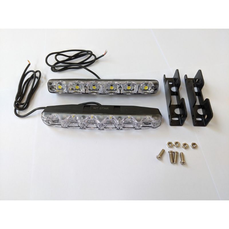 DRL LAMPU SENJA 9 LED SUPER DAN LAMPU SEIN SEPASANG WATERPROOF