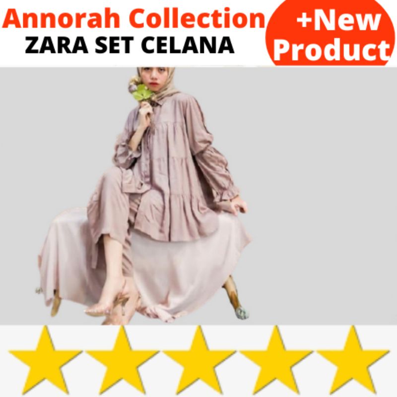 SETELAN WANITA / BLOUSE WANITA / CELANA WANITA KEKINIAN / Zara Set Celana