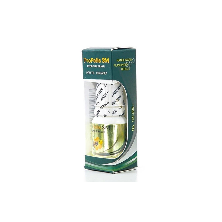 Propolis SM Obat Herbal Tetes Gendang Telinga Robek Pecah Bolong Gangguan Pendengaran Telinga Berair Bernanah Congek Buat Anak dan Dewasa Herbal BPOM Original