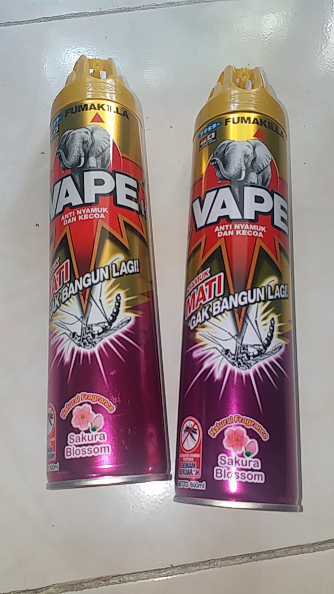 Vape Plus Obat Nyamuk Spray Fumakilla Orange/sakura Bloosom 500ml