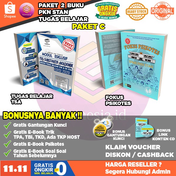 Tsa Tpa Tbi Psikotest Buku Spmb Usm Pkn Stan Free Ramuan Sukses Shopee Indonesia