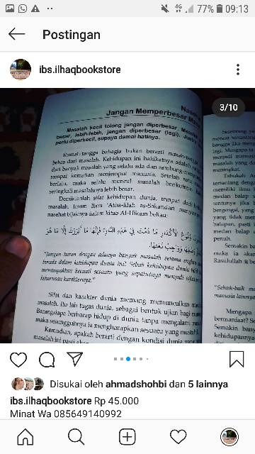 Nasihat abah saat nikah