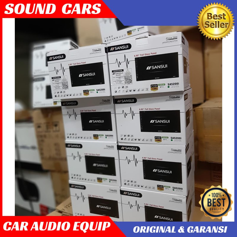 TV Mobil SANSUI SA 5200i AUTOLINK iOS iPhone dan ANDROID SANSUI Best Quality Garansi Original