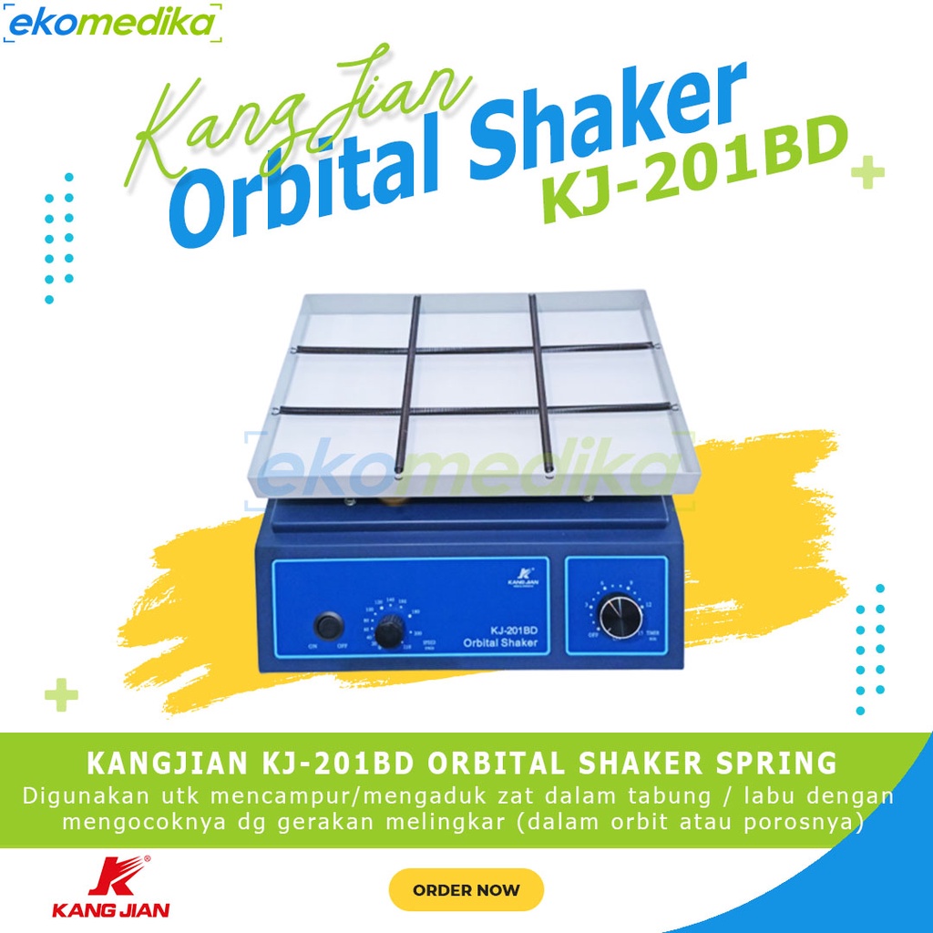 Orbital Shaker KANGJIAN KJ-201BD Orbital Shaker Spring / Ayakan Laboratorium