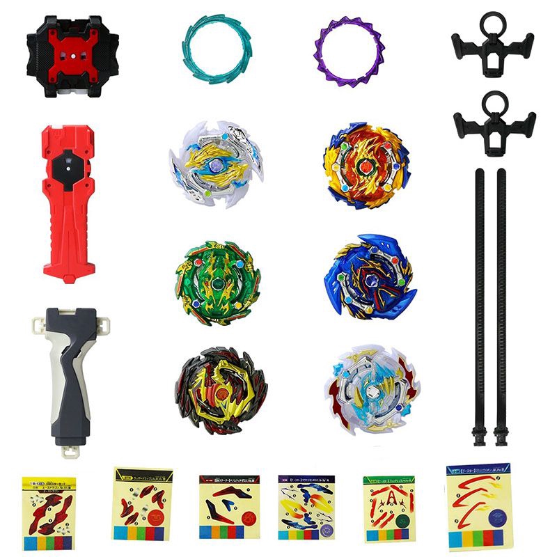 New Arrival Set of 6 Beyblade Burst Toy Spins B133,134,135,139,144,145 For Children Toy