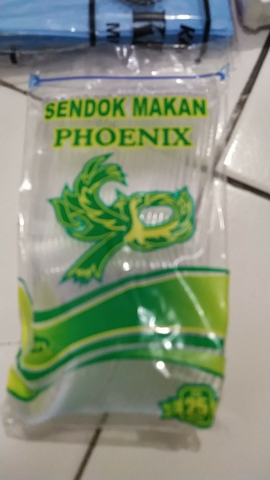 Sendok Plastik Makan Bening 16cm Isi 25pcs