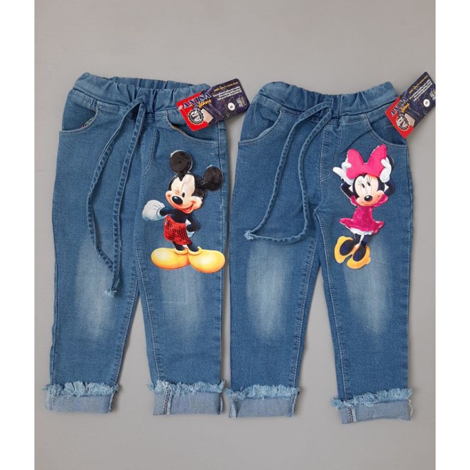 Celana jeans anak LED