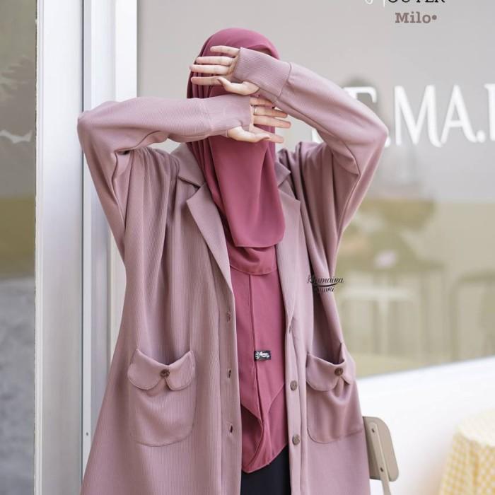Outerwear | Outer Blazer Syari Hea By Khumaira Kualitas Terbaik