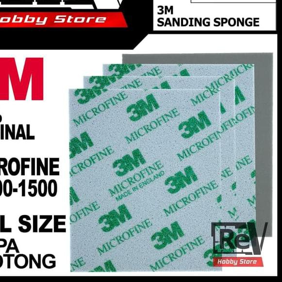 ★jwb【GGES★ SANDING SPONGE 3M MICROFINE AMPLAS MODEL KIT GUNDAM MILITARY ★ *ee*