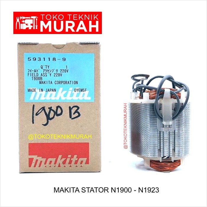 Makita Stator N1923 N1900 - Field N 1923 1900 Asli Original