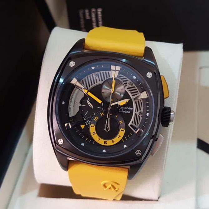 Jam Tangan Pria Alexandre Christie Ac6591/Ac 6591 Original Dhakiydano