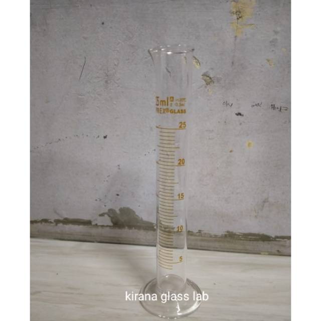 Jual Measuring Cylinder Gelas Ukur 25ml Pyrex Shopee Indonesia 6810