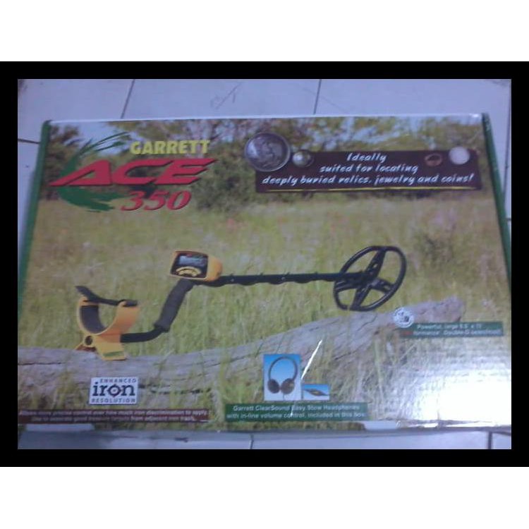GARRETT ACE 350 GOLD METAL DETECTOR - DETEKTOR EMAS KODE 1303