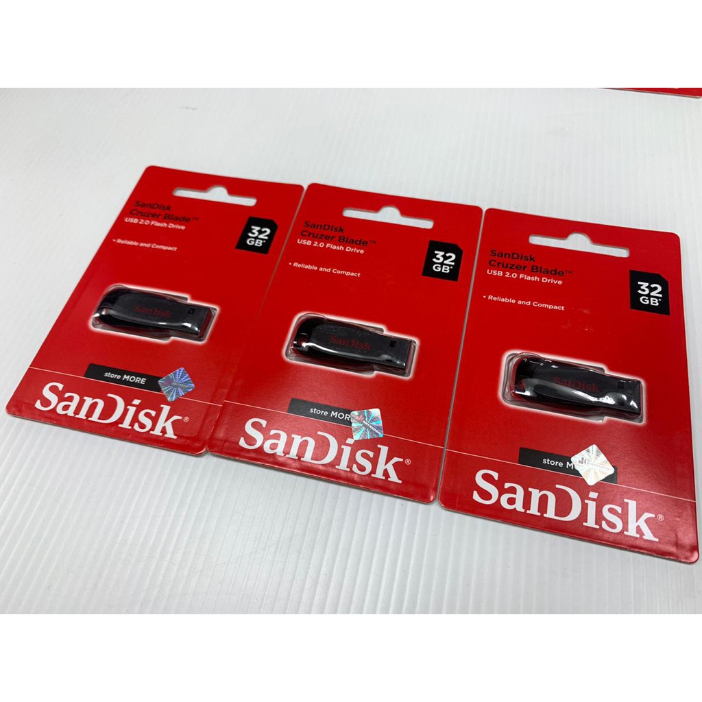 FLASHDISK SanDisk CZ50 Cruzer Blade 8GB/16GB/32GB/64GB/128GB