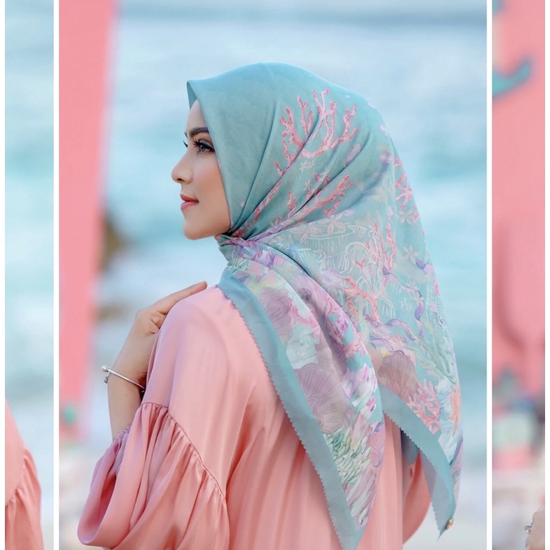 Buttonscarves The Little Mermaid Teal