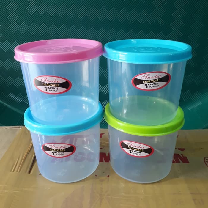 Toples Kecil Plastik 50mL 100mL 150mL Toples Sambal Toples Mini Tantos Kosmetik Sealware Swedia