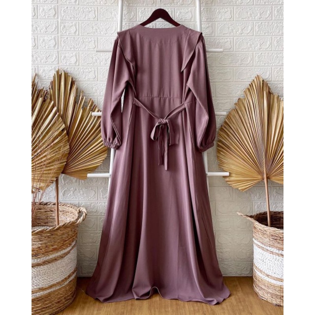 GAMIS DRESS offnesel/GAMIS ITY CREPE PREMIUM FASHION MUSLIM (COD)-3
