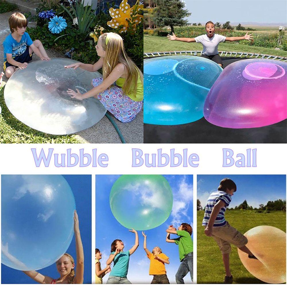 Suyo Wubble Bubble Ball TPR Pantai Laut Elastisitas Lem Lembut Tiup