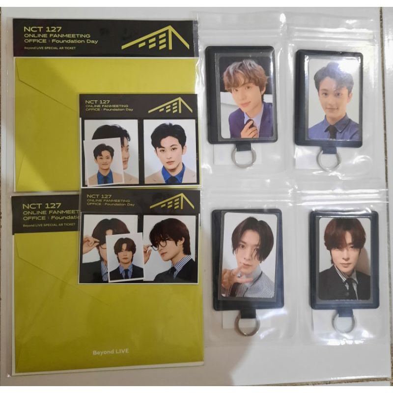 NCT 127 MERCHANDISE MD BEYOND LIVE FANMEETING SEALED AR TICKET JAEHYUN YUTA, CARD WALLET CAWALL MARK
