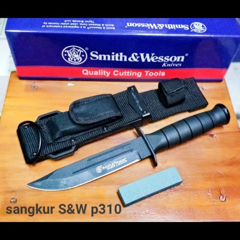 PISAU SERBAGUNA OUTDOOR SURVIVAL SMITH WESSON