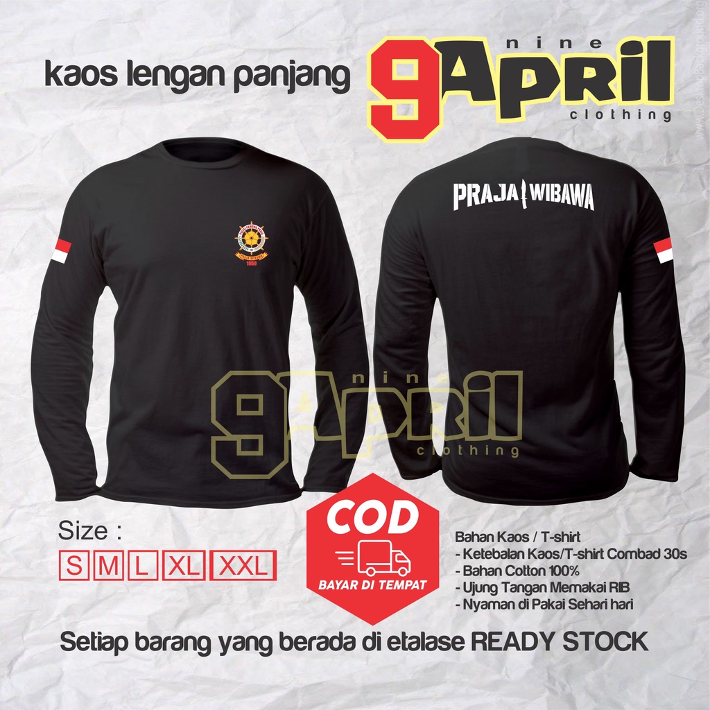 Kaos Satpol pp / Kaos Pol PP / Baju Kaos Satpol pp / Baju Kaos Pol pp lengan panjang