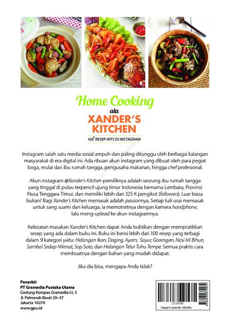 Home Cooking ala Xander's Kitchen: 100 Resep Hits di Instagram (Junita)-3