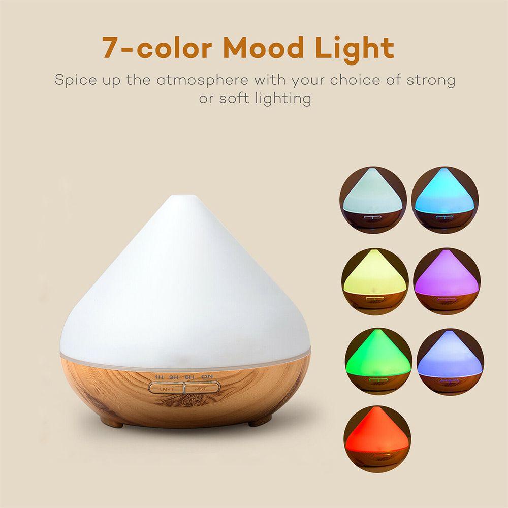 Populer Humidifier ABS Lampu LED Dekorasi Rumah Pewangi Diffuser