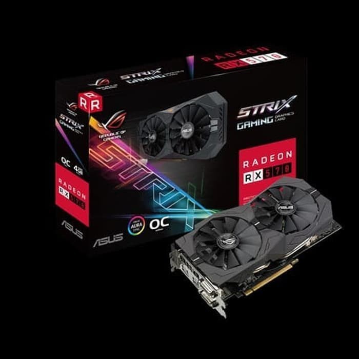 ASUS ROG Strix Radeon RX 570 8GB Gaming OC GDDR5 - VGA Card