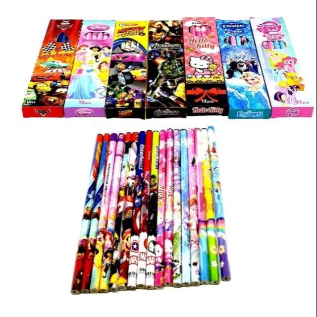 

Pensil 2B Karakter 1 Lusin ( 12pcs )