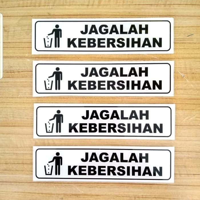 

SIGN AKRILIK JAGALAH KEBERSIHAN UK 5X16CM K3 RAMBU SAFETY