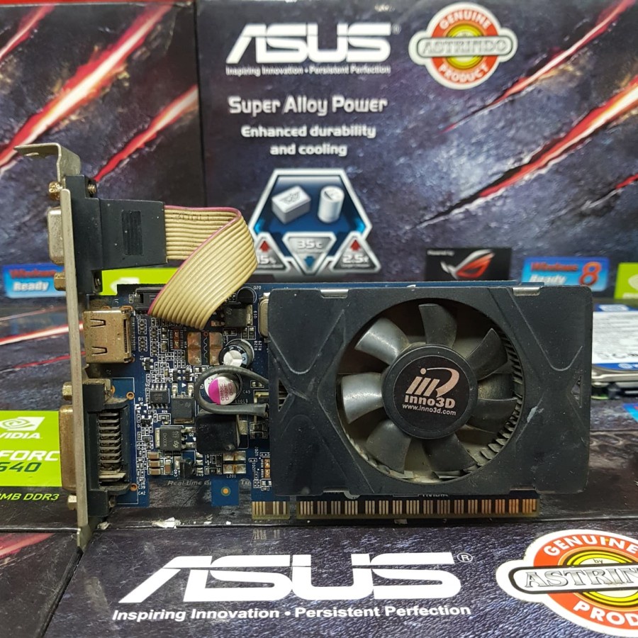 VGA Card Nvidia GeForce GT220 GT 220 1Gb 128Bit PCI-e