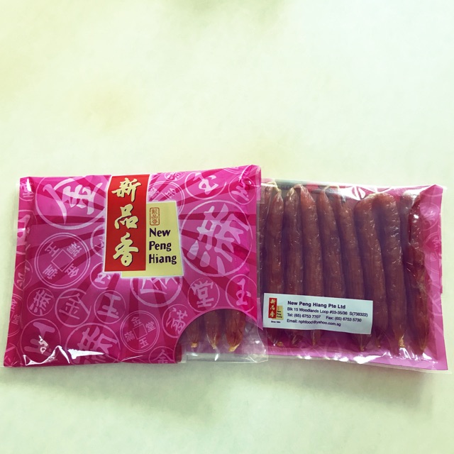 

NEW PENG HIANG.PORK SAUSAGE PRODUCT OF SINGAPORE
