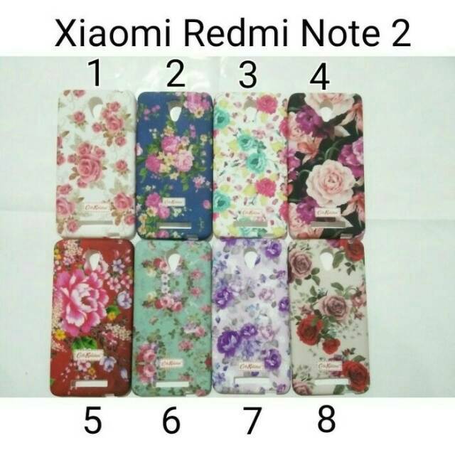 Case Motif CK Flowers Redmi NOTE 2/ Softcase Bunga Redmi Note 2