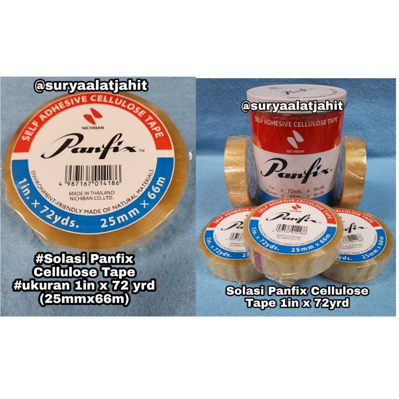 Solasi Panfix Tape 1in x 72yrd =rp.27.900/pcs