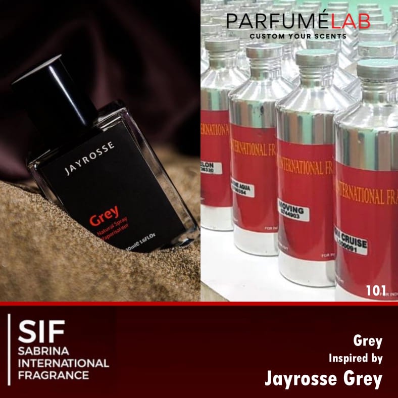 100ML Bibit Parfum Grey By SIF Made In France | Bibit Parfum Jayrosse Grey 100ML