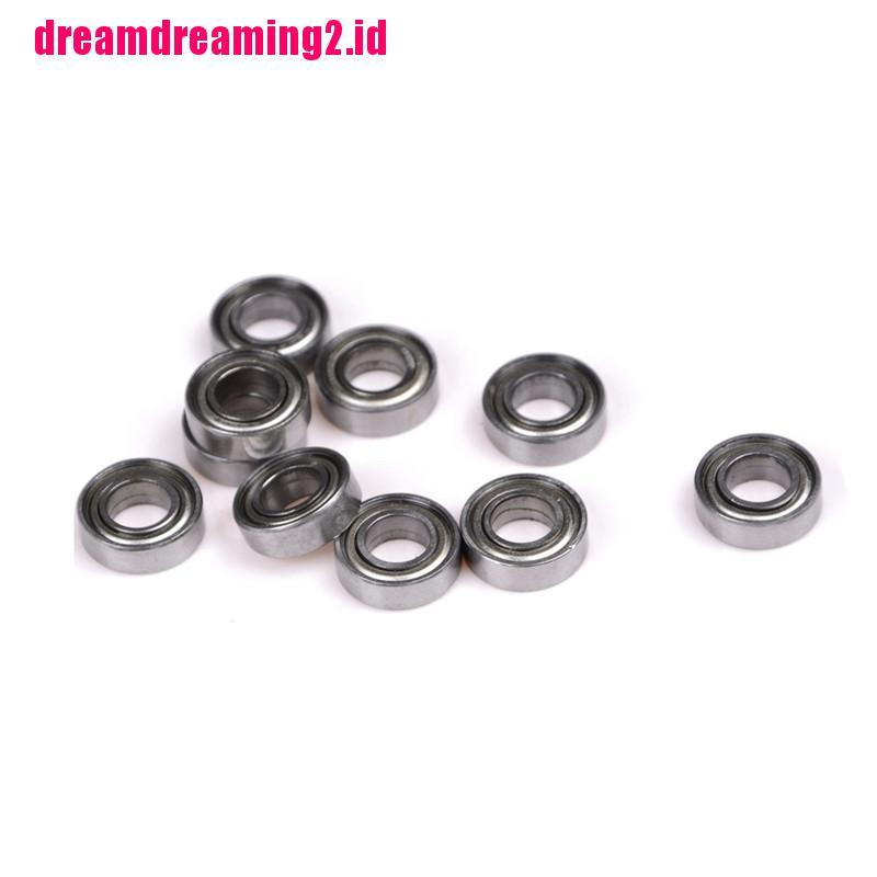 （✔✔❤10pcs 688ZZ Bola Bearing Miniatur Bahan Metal Ukuran 8x16 X 5mm