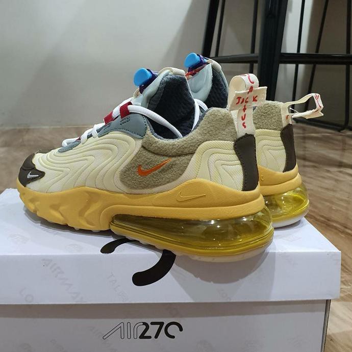 MURAH TRAVIS SCOTT X NIKE AIR MAX 270 REACT - CACTUS JACK