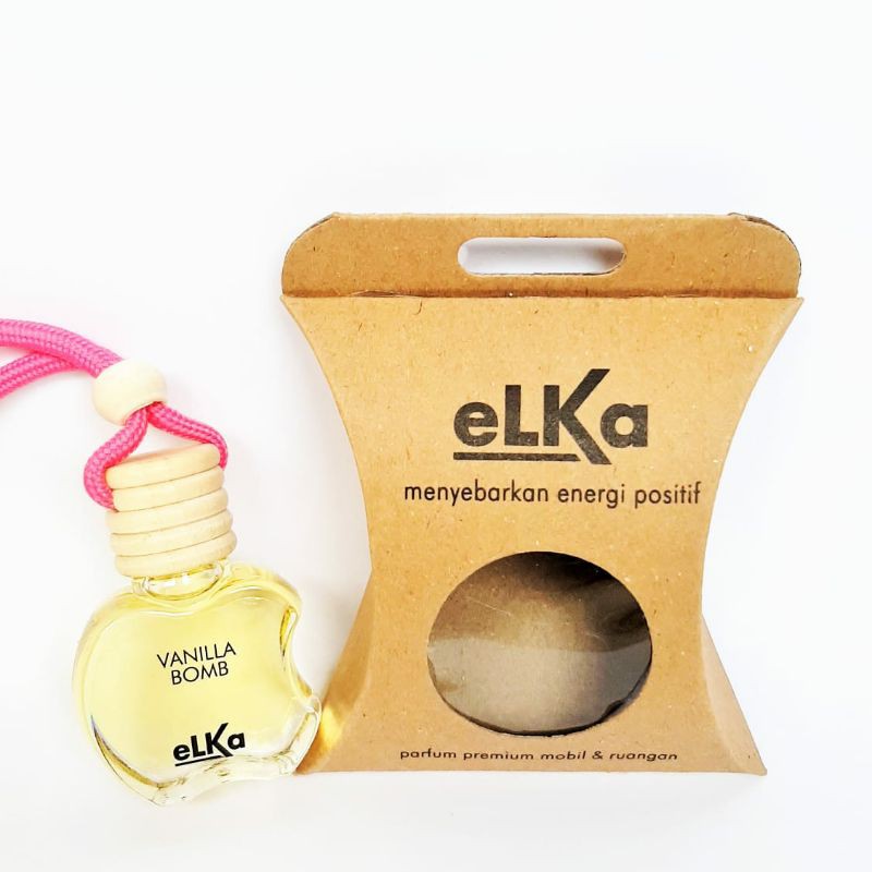 eLKa Parfum Mobil Mewah Aroma Vanilla dengan Essential Oil Aromaterapi