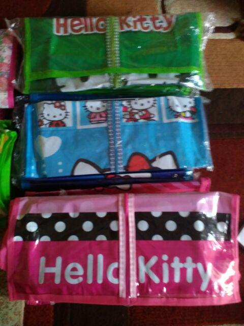 Free Ongkir Hanger Jilbab, Hanger Tas,  Hanger Sepatu Motif Hello Kity Resleting