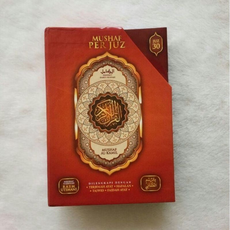 Al-Qur’an Mushaf Al-Kamil Terjemah Hafalan Tajwid Per Juz A5
