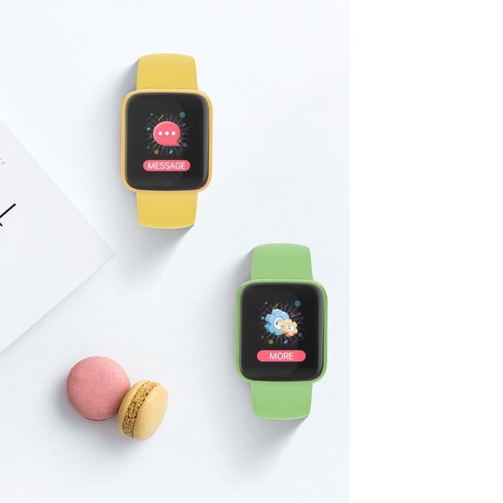 ➥ SMARTWATCH D20 Y68M Macaron Jam Tangan Pria Wanita Digital Smart watch Bluetooth WATCH ⅍