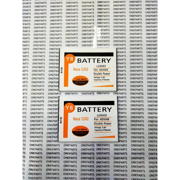 BAT BATTERY BATERAI BATRE ADVAN NASA 5202 L24U03 Y8 DOUBLE POWER