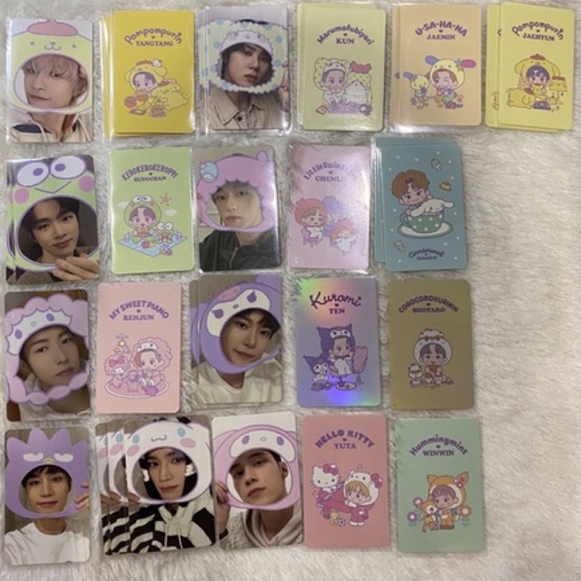 [READY STOCK] NCT x SANRIO Trading Card B ver photocard pc Taeil Yangyang Renjun Jaemin Jungwoo John