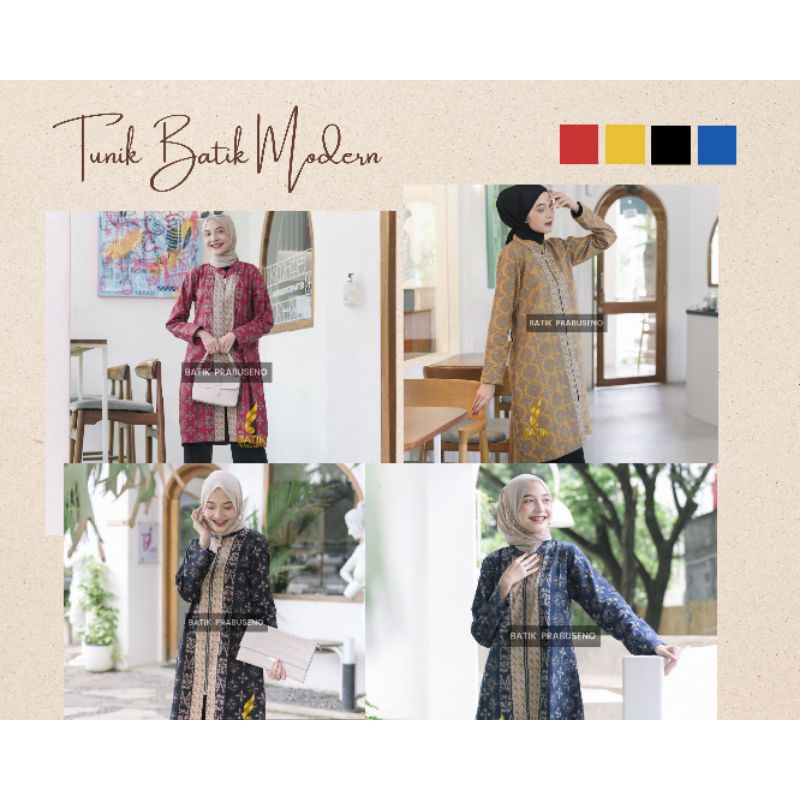 PRABUSENO// HANUM MOTIF BATIK TERBARU BATIK COUPLE MODERN BAJU KONDANGAN COUPLE ORIGINAL PRABUSENO