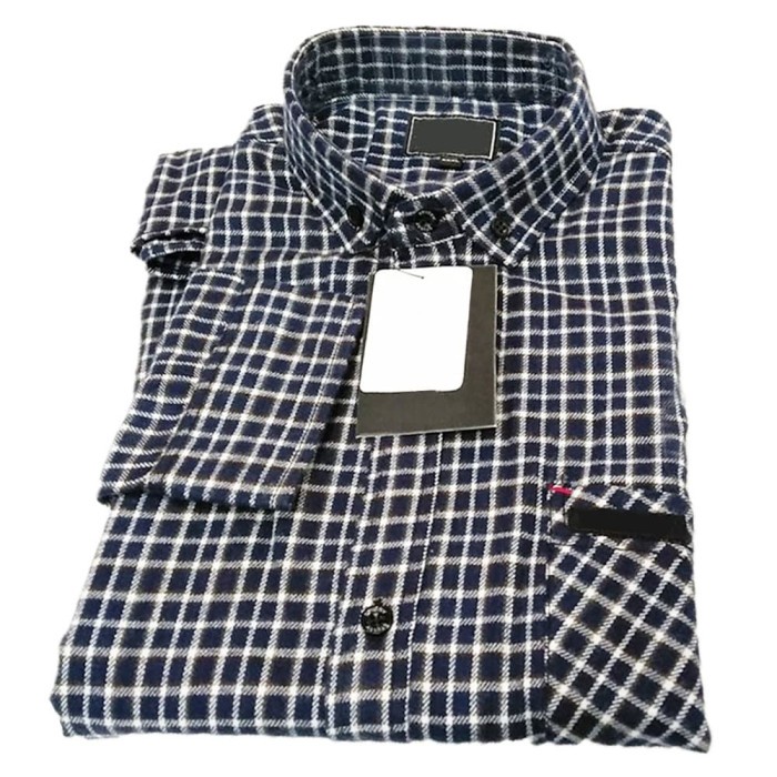 Dfws20G1H Kemeja Casual Berbahan Flanel Untuk Pria Dan Wanita - M Hyj2011Jhh