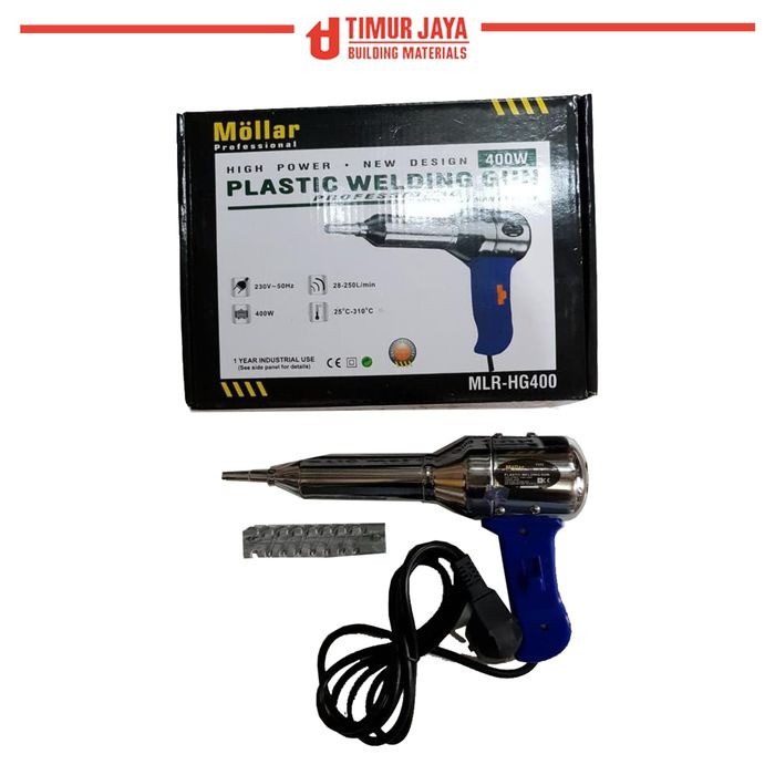 MOLLAR Heat Hot Air Gun 400 Low Watt Plastic Welding Torch