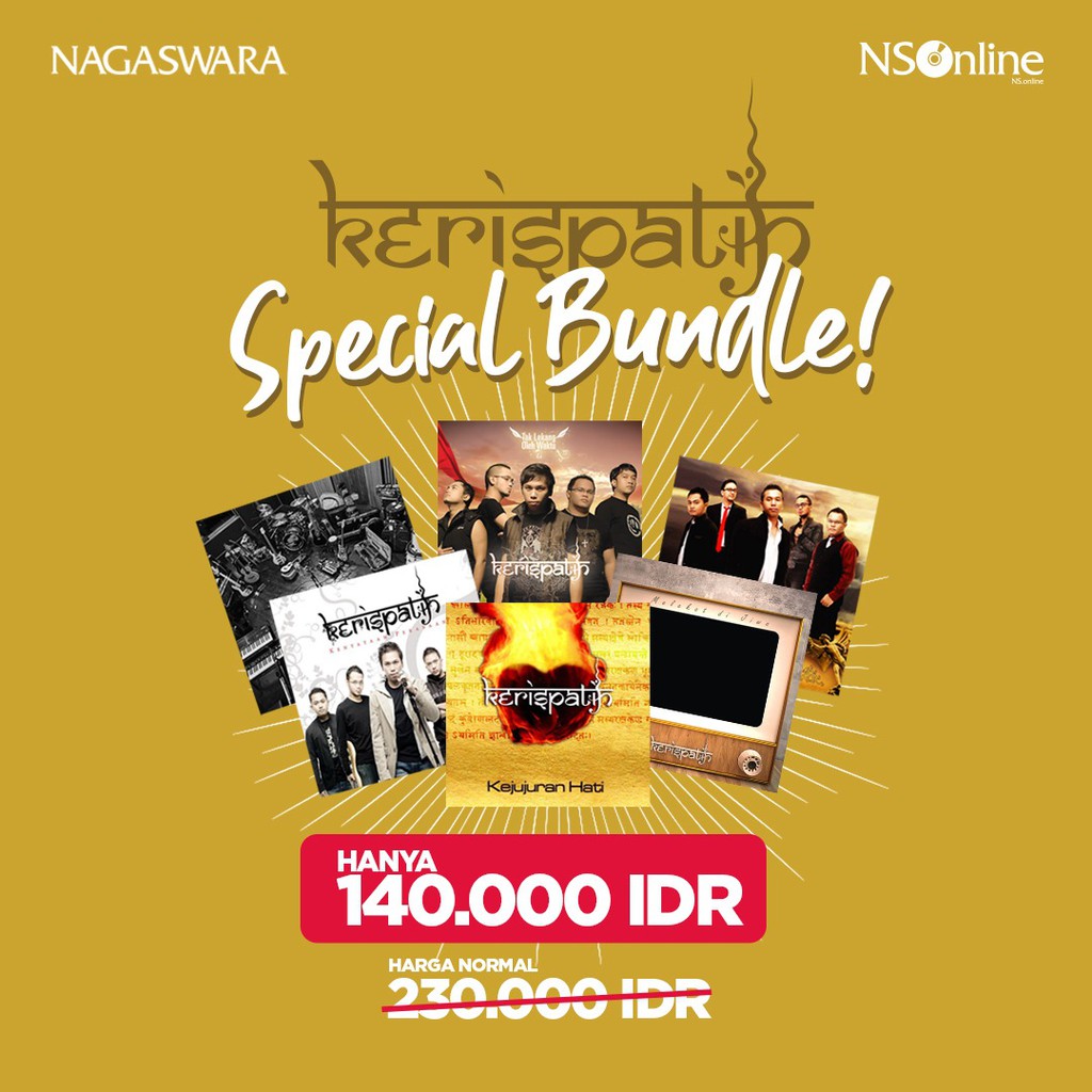 Cd Tanpa Gambar Cd Special Bundle Kerispatih Album Original Shopee Indonesia