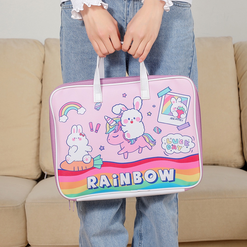 Tas macbook ipad laptop sleeve computer mac Case sarung CS02 CS07 Bear Unicorn